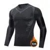 Fábrica de Origen Shenma Ropa de Secado Rápido con Forro Polar Ropa Interior Térmica Ajustada Base Ropa Deportiva para Esquí al Aire Libre Fitness