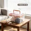 Caja de Almacenamiento para Juego de Té con Particiones Ajustables Bnbs Caja Multifuncional para el Hogar y Camping Organizador de Doble Uso