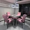 Mesa de Mahjong Sala Especial Silla de Mahjong Casa de Té Pabellón Barato Taburete con Respaldo Oficina en Casa Reunión Silla de Computadora Independiente