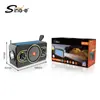 Sing-E Zqs-T01 Altavoz Bluetooth Portátil para Exteriores con Carga Solar, Batería de Larga Duración y Función de Linterna