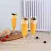 Vaso Desechable de Plástico para Helado Vaso para Cóctel Vaso para Vino Tinto Vaso Alto para Postre Vaso para Champagne Hotel