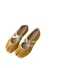 Zapatos Mary Jane planos de cuero esmerilado estilo francés para ballet para mujer, nuevo modelo de otoño 2026 con correas cruzadas y corte bajo