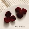 Zhen Tu Xiaohongshu Mesmo Estilo Veludo Colorido Pelúcia Tigela Flor Resina Acessórios Brincos DIY Acessórios de Cabelo Capa de Celular Materiais