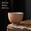 Varias tazas de té de gres hechas a mano Huan retro de mineral bruto, taza maestra de cerámica individual para juego de té kung fu, taza de té sin esmaltar