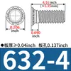 Tuercas Remachables Hechas en EE. UU. FH-256/440/632/832/0420/0518/0616-Tuercas Remachables