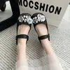 Zuecos de Ballet con un Diseño de Flor de Perla DIY Soñador, Etéreo y Hermoso, Sandalias Dulces para Mujer, Chanclas de Playa