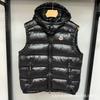 Chaqueta de plumón de alta gama NFC Transfronteriza Mengjia Maya Negra Clásica con capucha, de plumón de pato blanco, cómoda, cálida y a prueba de frío