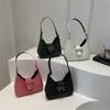 Bolso Cruzado de Hombro Único y Sencillo Estilo Coreano Moda Color Sólido Casual Gran Capacidad Nuevo 2026 para Mujer
