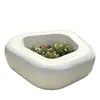 Banca-asiento para árbol GRC UHPC hecha a medida con diseño único para parques culturales y creativos, banca de plantación artística alrededor de árboles