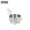 Plato para Salsa de Acero Inoxidable 304 Taza de Salsa Occidental Taza de Condimento para Bistec Plato para Salsa de Tomate Ensalada Fruta Barbacoa Mango de Madera
