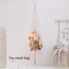 Bolsa de Malla para Juguetes Colgante de Pared Tejido a Mano Transfronterizo Bolsa de Almacenamiento para Juguetes Estilo Bohemio Hamaca para Juguetes