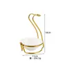 Soporte para Cucharas de Acero Inoxidable Dorado Estante Restaurante Cuchara para Servir Colador Estante Bandeja para Cuchara de Arroz Almacenamiento de Clips para Buffet