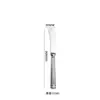 Acero Inoxidable 304 Vajilla Occidental Cuchillo, Tenedor, Cuchara de Estilo Romano, Cuchara de Servir, Espátula para Pasteles, Cuchillo para Mantequilla, Utensilios de Servicio para Restaurante