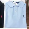 Camisa Polo de Verano Rl Camisa Polo de Manga Corta Transfronteriza con Bordado de Logo de Caballo Pequeño Camiseta Superior Polo para Hombre con Cuello