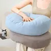 2026 Nova Almofada Decorativa de Luxo Leve para Sala de Estar Janela de Canto Tatami Sensação de Luxo Leve High-End Cor Sólida Almofada Cabeceira Assento