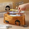 Estuche de Papel DuPont Bolsa de Almacenamiento para Labiales Papel Kraft Lavable Bolsa con Cremallera para Monedas y Llaves Bolsa de Papelería para Estudiantes de PVC