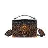 Moda Nuevo Temperamento Texturizado Bloqueo de Color Bolso Cuadrado Pequeño Bolso de Mano Retro Europeo y Americano Bolso Cruzado de Moda de un Solo Hombro para Mujer