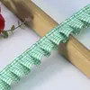 Cinta de cuadros de 2.5 cm de ancho con encaje de descuento material de decoración para ropa DIY puño de cortina equipaje zapatos