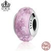 Boutique de accesorios de cuentas DIY transfronterizos Evele, cuentas de vidrio tallado en plata esterlina S925 con agujeros grandes Y SCZ033