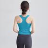 Ropa de Yoga Nueva para Mujer, Chaleco Deportivo con Copa Fija, Sujetador Deportivo a Prueba de Golpes para Correr, Top de Fitness para Entrenamiento de Pilates