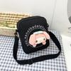 Bolso bandolera estilo japonés y coreano para mujer, bolso de estudiante de alto valor con dibujos animados que combina con todo, bolso de hombro para chica.