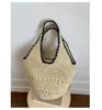 Bolsa de Red de Ganchillo Estilo Nuevo 2026 para Mujer, Bolsa de Playa de Verano, Bolso Tote Hueco Tejido a Mano al por Mayor
