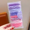 Gomas para el Cabello sin Costuras de Color Degradado para Niñas, Bandas de Colores para el Cabello, Cuerdas Elásticas de Alta Elasticidad, Gomas de Color Caramelo, Accesorios Duraderos para el Cabello