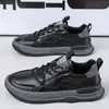 Zapatillas para Hombre, Otoño Piel Suave Transpirables Casuales, Zapatos de Hombre, Zapatos Británicos, Zapatos de Piel para Hombre, Zapatos Deportivos, Zapatos Coreanos para Hombre