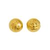 Cuentas de Buda de oro de Vietnam, mantra de seis palabras, accesorios de joyería de estilo chino antiguo, moneda de cobre hueca de amor, suministro directo de fábrica
