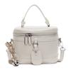 Bolsa Super Popular Feminina 2025 Nova Versátil Fashionável Bolsa de Ombro de Alta Qualidade Simples Transversal Pequena Quadrada