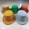 Sombrero de Copa Alta de Mago Personalizado Sombrero de Jazz Británico Negro para Hombre y Mujer Sombrero de Fieltro Plano de Caballero Retro Sombrero Francés de Detective