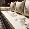 Nueva Funda de Cojín para Sofá de Palosanto Chino Muebles de Madera Maciza China Antideslizante Gama Alta Colchón Especial para Cama Luohan Cojín de Asiento