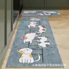 Tapete para piso de cocina, alfombra simple y resistente a la suciedad, tapete de área grande de cobertura completa, resistente a la suciedad, duradero, lavable con paño, no necesita lavado a mano, lavable a máquina