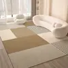 Tapete Estilo Creme para Sala de Estar, Luxo Leve de Alta Qualidade 2026 Novo Modelo, Tapete para Sofá de Casa, Tapete de Chão Resistente a Manchas para Quarto
