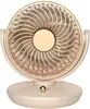 Mini Ventilador Circulador de Ar de Mesa Recarregável por USB Ventilador de Mesa Portátil com Ângulo Ajustável Fluxo de Ar Potente Silencioso Ventilador de Resfriamento Pessoal para Mesa de Escritório Quarto de Estudante Quarto Compartilhado Viagem e Acampamento ao Ar Livre