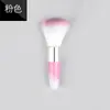 Pincel para Nail Art Removedor de Pó Escova de Limpeza Pincel de Cerdas Macias para Unhas Escova de Cerdas Macias para Pó Pincel de Beleza Longo com Design de Cabo Longo