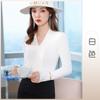 Camisa Base Feminina Outono Nova Manga Longa Gola V Stretch Imitação Caxemira Roupa Externa Elegante Slim