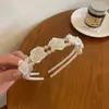 Diadema de Perlas Accesorio para el Cabello 2026 Modelo Nuevo para Mujeres, Pinza para el Cabello de Gama Alta, Goma para el Cabello, Tocado, Adorno para el Cabello para Volumen Craneal Alto