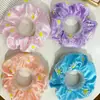 Fábrica de Origem Elásticos de Cabelo de Malha Dupla da Coreia, Scrunchies Modernos e Versáteis, Scrunchies Grandes, Elásticos de Cabelo