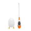 Nuevo cepillo de baño de pato de buceo multifuncional de silicona sin ángulo muerto cepillo de limpieza cepillo de limpieza de inodoro cepillo de inodoro para colgar en la pared sin perforaciones