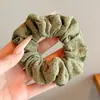 Scrunchie infantil estilo floresta com bolinhas para meninas, elástico elegante para rabo de cavalo, novo acessório de cabelo de elástico de alta elasticidade 2026