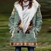 [Processamento Personalizado] Novo Casaco de Inverno Feminino com Pelúcia Estilo Europeu e Americano Casaco com Capuz 3D de Natal Atacado