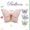 Una Pieza de Nuevo Morado Hielo Mariposa Película de Aluminio Globos de Boda Fiesta de Cumpleaños Decoración de Boda Globos Decoración al por Mayor