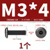 Tornillos para Muebles de Acero Inoxidable 304 Negros con Cabezas Planas Grandes, Allen, Cabezas Redondas, Tornillos de Borde Biselado y Pernos para Contrachapado