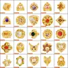 Nuevas Cuentas Espaciadoras de Cobre, Personalizables, Colgantes Clásicos Versátiles de Moda, Venta Directa desde la Fábrica de Joyería de Origen, Wholesale, Cadena No Incluida