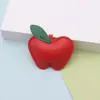 Nuevo Lindo Encanto de Bolso con Forma de Manzana Frutal con Diseño Personalizado, Llavero Colgante de Cuero PU de Manzana Al Por Mayor