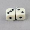 Dados de Acrílico 16mm DIY Pingente de Chaveiro Jogo de Tabuleiro Xadrez Bar KTV Cor Transfronteiriço Quente Atacado