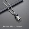 Collar de acero de titanio europeo y americano al por mayor calle hip-hop punk joyería para hombres y mujeres colgante de aleación cadena de suéter de moda