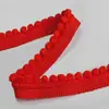 Borda de Renda com Pompons Pequenos Não Elásticos de 1,3 cm, Estilo Fresco e Fofo, Decoração de Acessório Artesanal DIY, Material de Borda de Renda em Forma de Feijão
