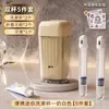 Set Portátil de Mini Taza para Enjuague Bucal Taza para Lavar de Viaje Taza de Almacenamiento para Cepillo de Dientes y Pasta de Dientes Transparente con Tapa Estilo Pareja